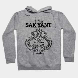 Vintage Muay Thai Sak Yant Snake Hoodie